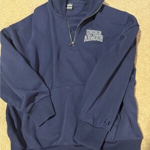 Under Armour Men's Zip-Up Sweater in Navy